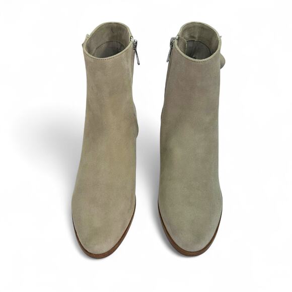 Joie Women's Laleh Bootie Size EU 37 US 7 Pale Gray Chelsea Ruffle Ankle Boot - Picture 7 of 12